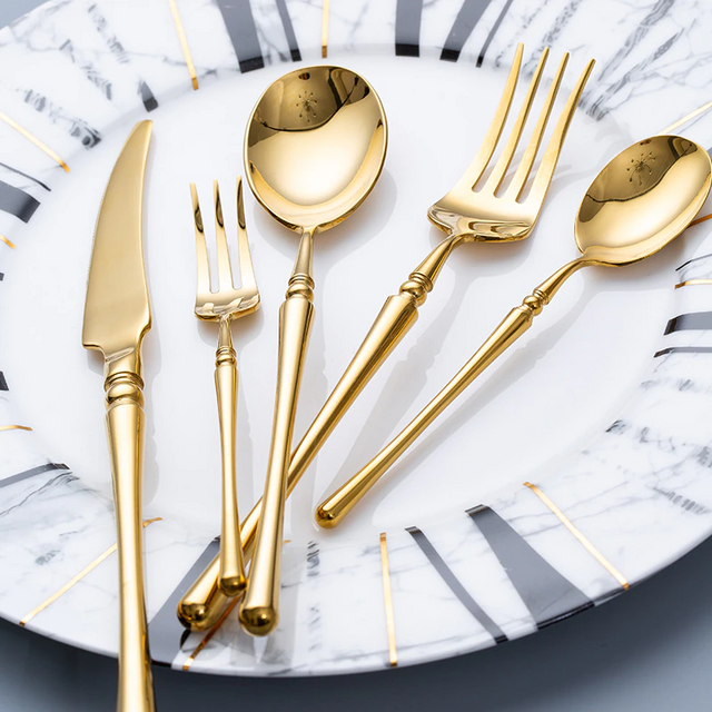 Rome Gold Cutlery Set-6