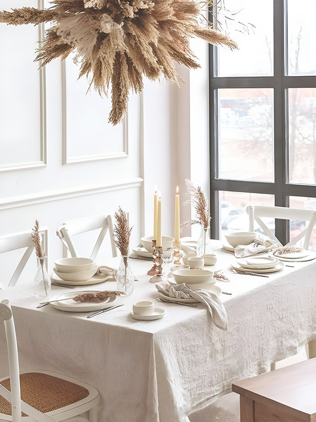 Modern Cotton Linen Table Cover for Elegant Dining