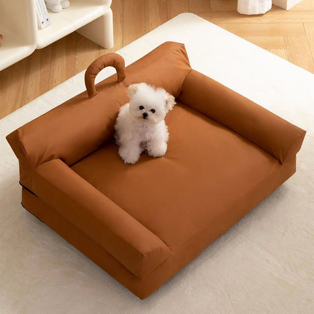 Elevated Pet Sofa Bed Stylish Waterproof Ergonomic Comfort