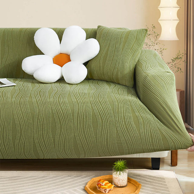 Jacquard Stretch Full-Cover Anti-scratch Couch Cover Soft Pet-Friendly