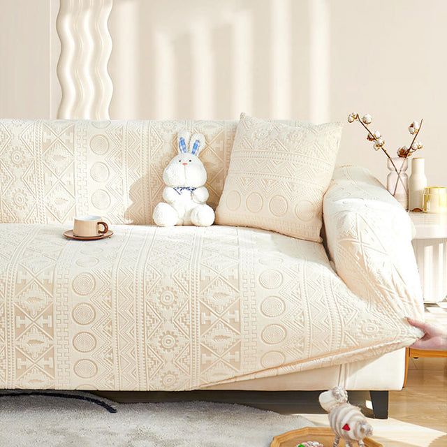 Bohemian Jacquard Stretch Full-Cover Anti-Slip Couch Cover