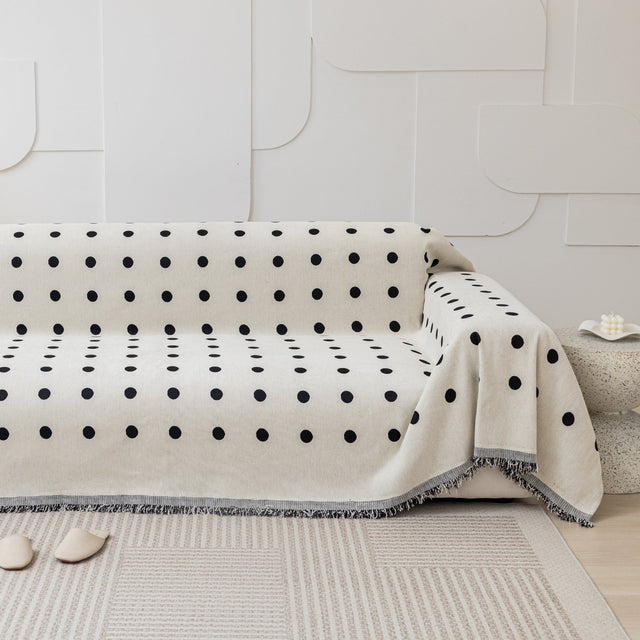 Black Boba Reversible Comfort Sofa Cover - Modern, Stylish & Durable Sofa Protection