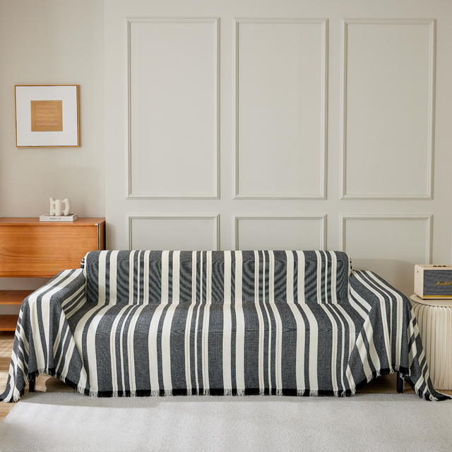 Classic Stripe Patterns Sofa Cover - Modern, Stylish & Durable Sofa Protection