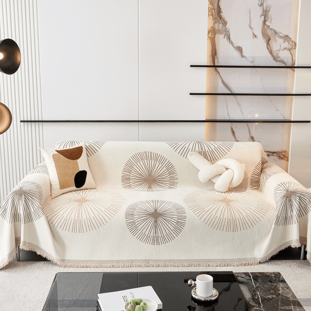 Dandelion Whisper Sofa Cover - Modern, Stylish & Durable Sofa Protection