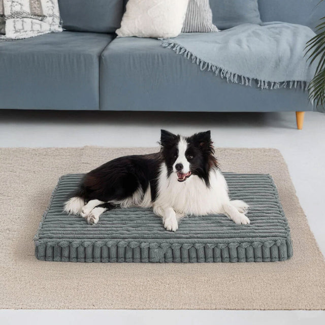 Faux Rabbit Fur Orthopedic Pet Bed Ultra Soft Warm Supportive