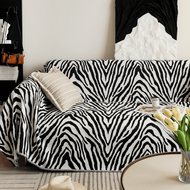 Wild Stripes Sofa Cover - Modern, Stylish & Durable Sofa Protection