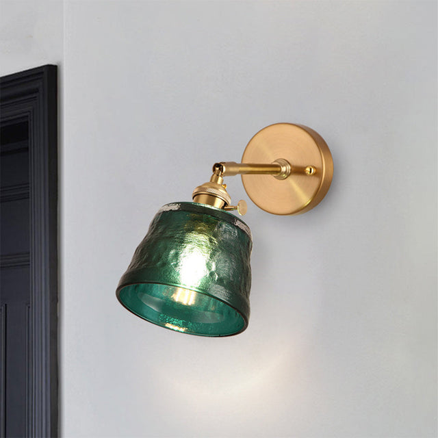 1-Bulb Adjustable Glass Wall Sconce 1
