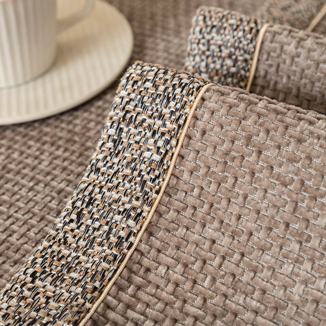 All-Season Modern Tweed Woven Chenille Anti-Slip Cover