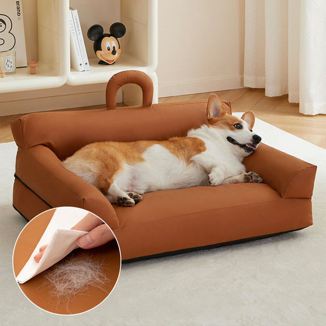 Elevated Pet Sofa Bed Stylish Waterproof Ergonomic Comfort