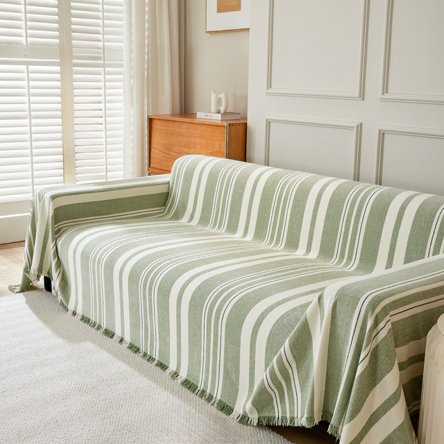 Classic Stripe Patterns Sofa Cover - Modern, Stylish & Durable Sofa Protection