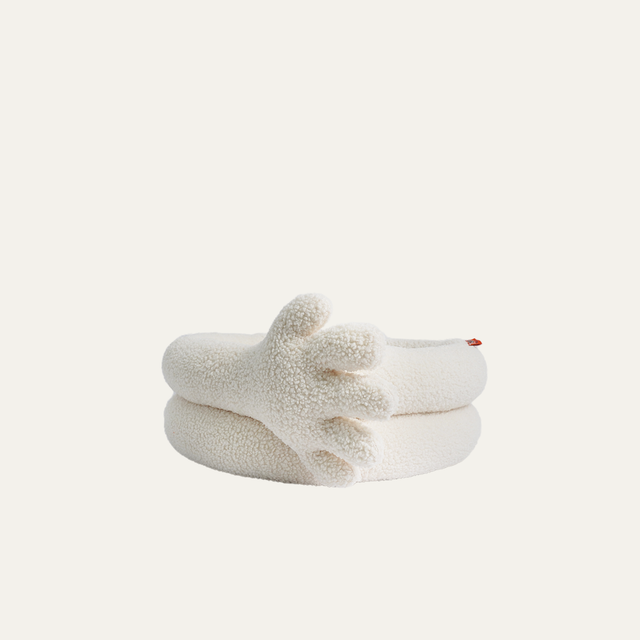 Pawsome Gesture Pet Bed Cozy Plush Dog Cat Bed Removable Cushion