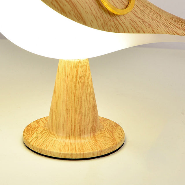 Elegant Bird Lamp – Modern LED Design with Fabric Shade