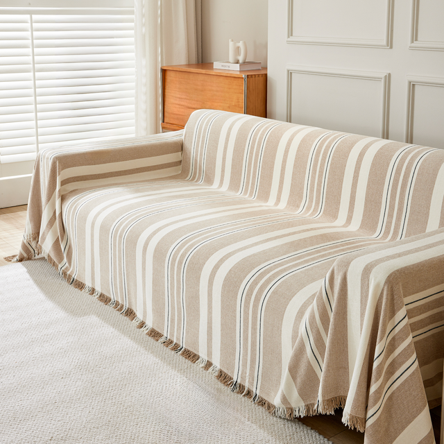Classic Stripe Patterns Sofa Cover - Modern, Stylish & Durable Sofa Protection