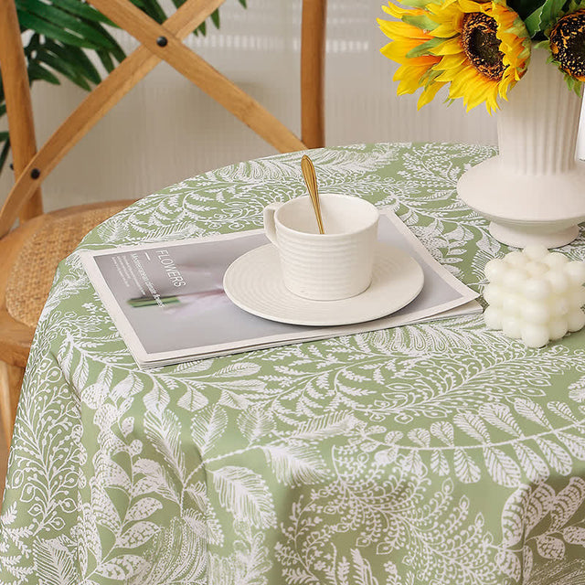 Rustic Fresh Waterproof Botanical Branches Tablecloth-3