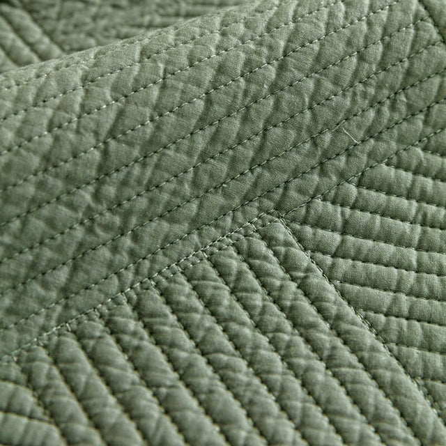 Minimalist All-Season Solid Cotton Geometric Couch Cover