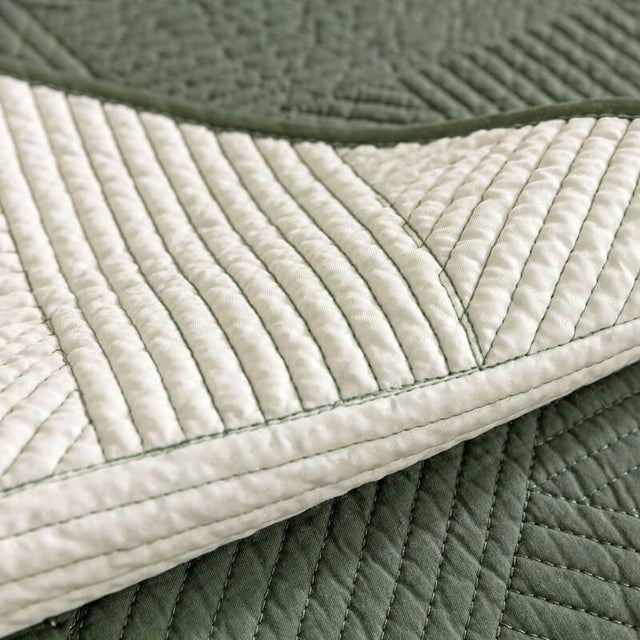 Minimalist All-Season Solid Cotton Geometric Couch Cover