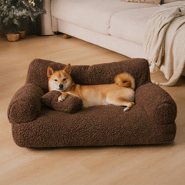 Ultra-Soft Bolster Dog Bed for All-Day Comfort and Support