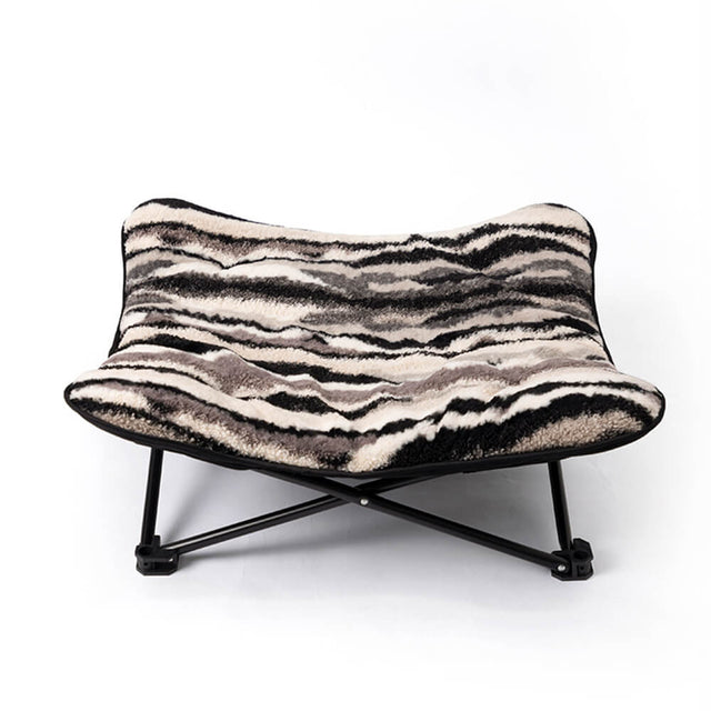 Portable Elevated Pet Bed Foldable Breathable Polyester for Indoor Outdoor Use