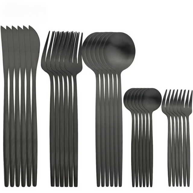 EleganceSteel 30-Piece Cutlery Set Premium Stainless Steel Flatware