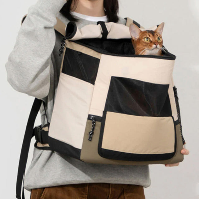 Waterproof Pet Travel Backpack – Breathable, Secure, and Comfortable