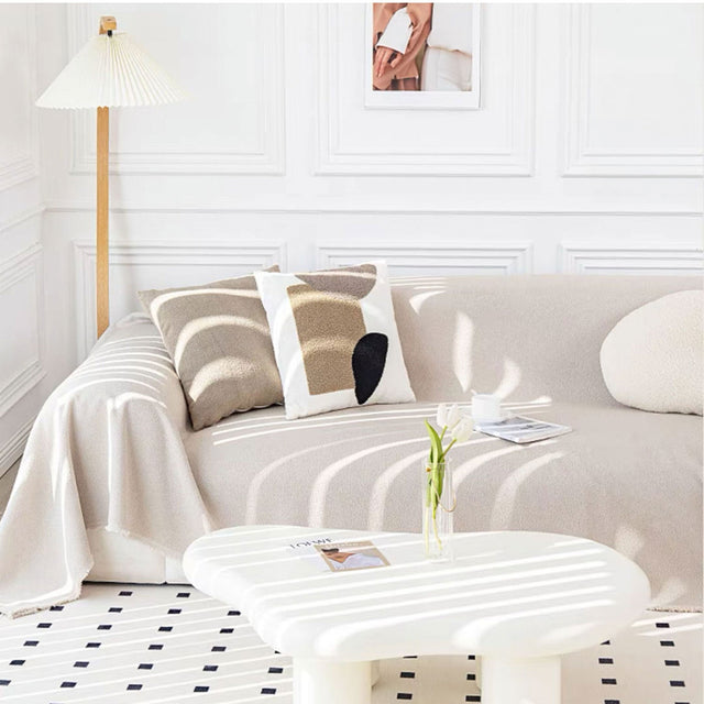 Cozy Winter Style Sofa Cover - Modern, Stylish & Durable Sofa Protection