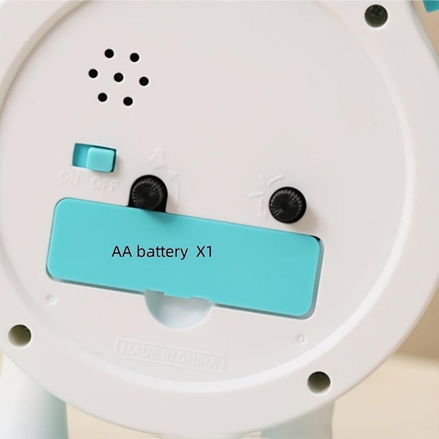 Fun Cartoon Robot Alarm Clock with Sleep Timer for Kids