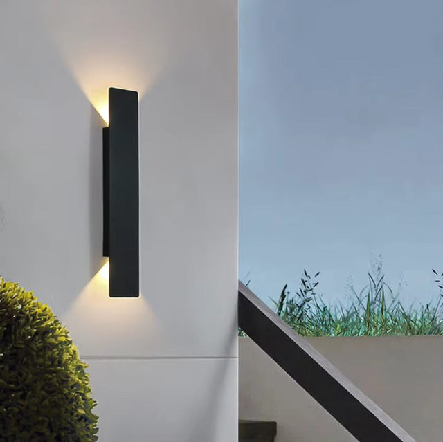 Kashti Outdoor Waterproof Rectangle Up/Down Wall Light