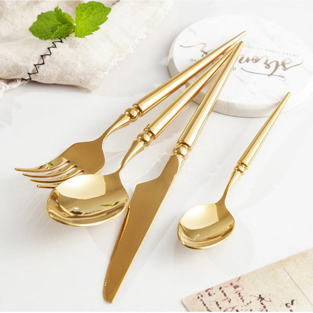 Vivian Gold Cutlery Set-3