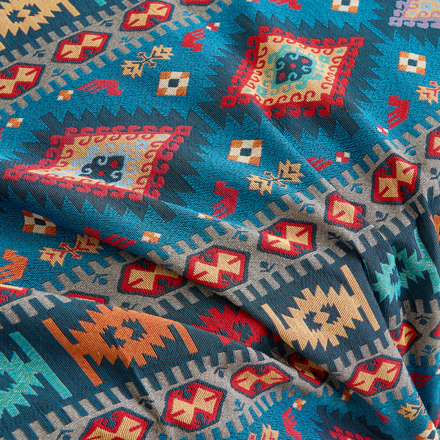 Azure Boho Chic Sofa Cover - Modern, Stylish & Durable Sofa Protection