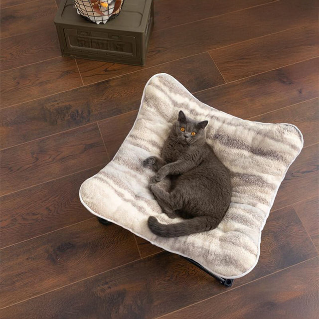 Portable Elevated Pet Bed Foldable Breathable Polyester for Indoor Outdoor Use