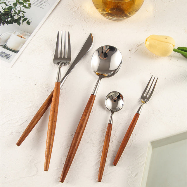 Dalbergia Rosewood Luxury Cutlery Set-4