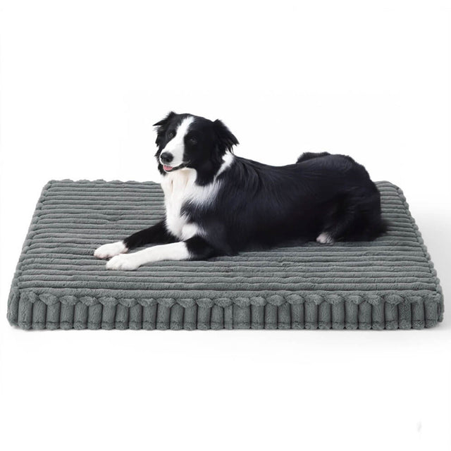 Faux Rabbit Fur Orthopedic Pet Bed Ultra Soft Warm Supportive