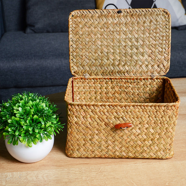 Handmade Seagrass Storage Basket