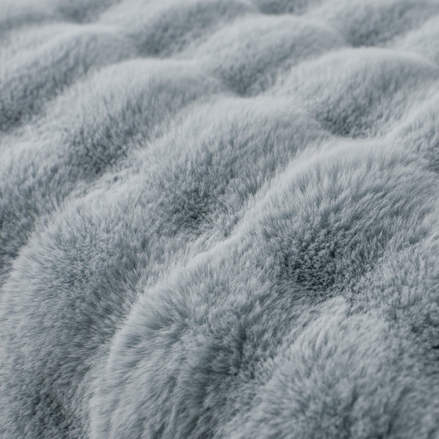 Luxe Ripple Faux Fur Sofa Cover - Modern, Stylish & Durable Sofa Protection