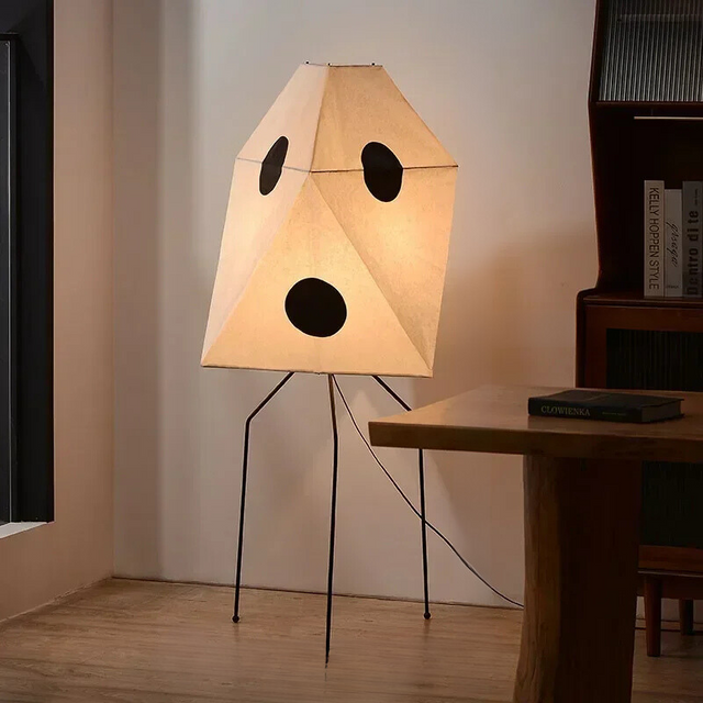 Japanese-Inspired LED Floor Lamp – Elegant, Minimalist Design