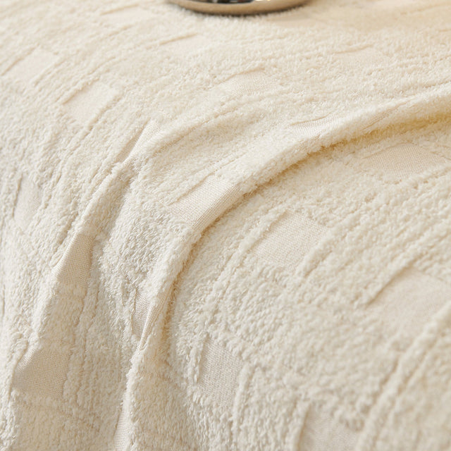 Cozy Winter Crosshatch Style Sofa Cover - Modern, Stylish & Durable Sofa Protection