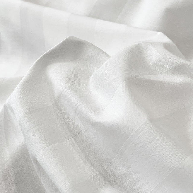 Nordic Luxe Hotel Striped Duvet Cover Set (Organic Cotton, 600 TC)