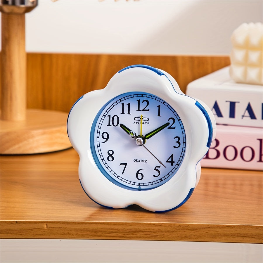 Adorable Floral Alarm Clock for Bedrooms and Students