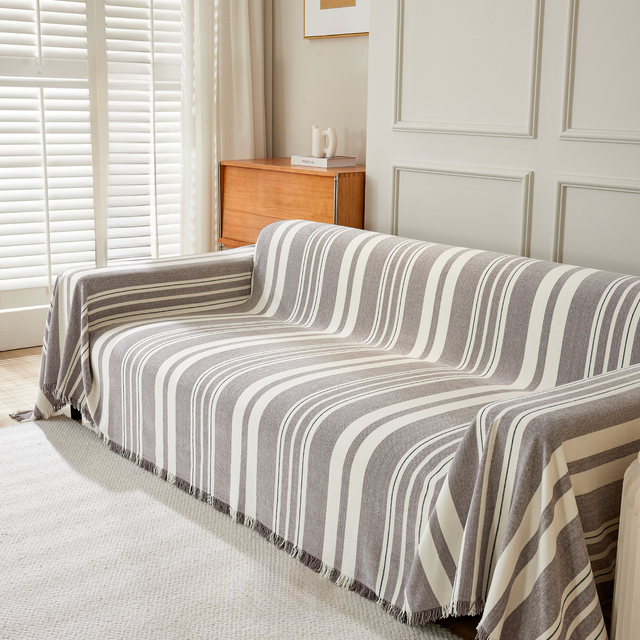 Classic Stripe Patterns Sofa Cover - Modern, Stylish & Durable Sofa Protection