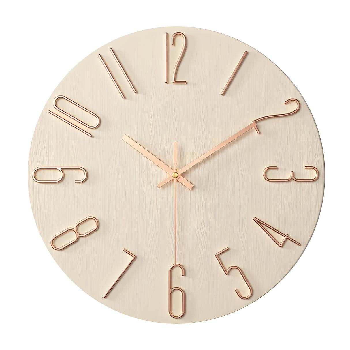 Simple Quartz Design Wall Clock - Silent Modern Style