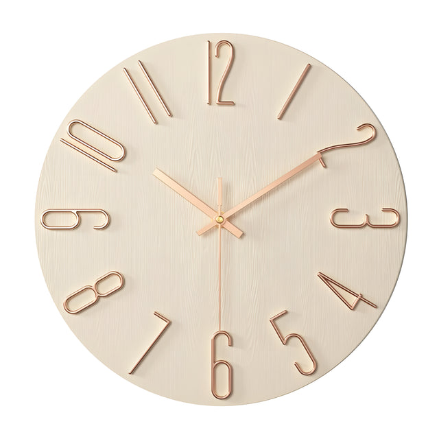 Simple Quartz Design Wall Clock - Silent Modern Style