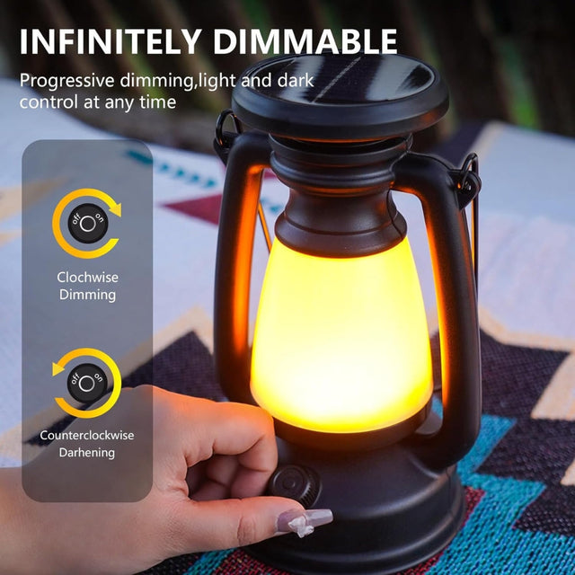 Solar Dimmable USB Camping Lantern-2