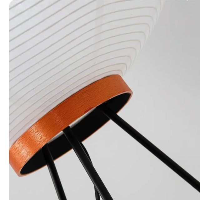 Noguchi Akari Rice Paper Floor Lamp in Vintage Minimalist Style