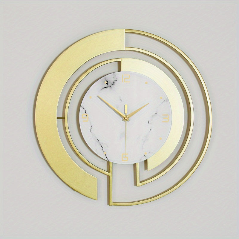 Timeless Elegance - Contemporary Metal Wall Clock 18 Inch