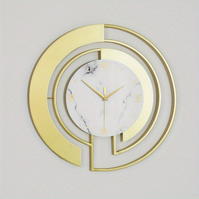 Timeless Elegance - Contemporary Metal Wall Clock 18 Inch