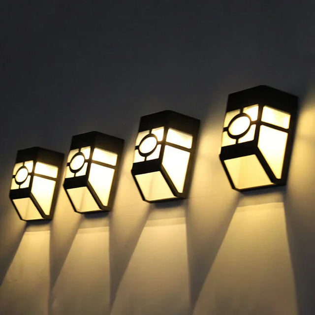 Solar LED Wall Light – Stylish Weather-Resistant Efficient Lighting