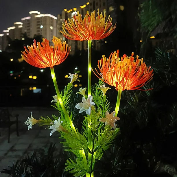 Fairy Flower LED Lamp – Whimsical Floral Design in Steel