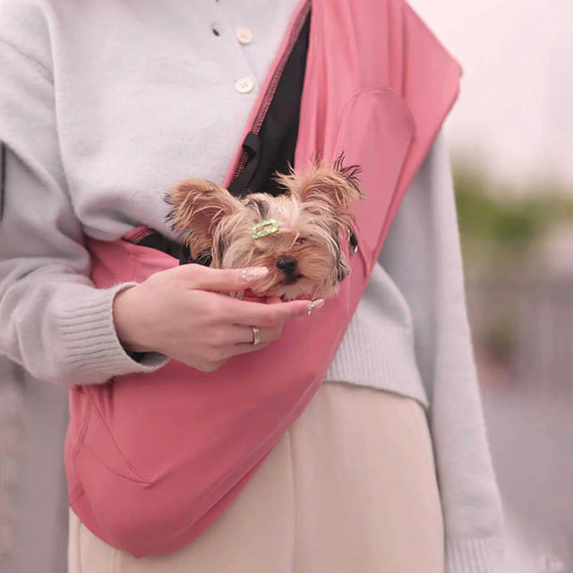 Pet Sling Carrier – Hands-Free, Lightweight & Secure for Small Pets