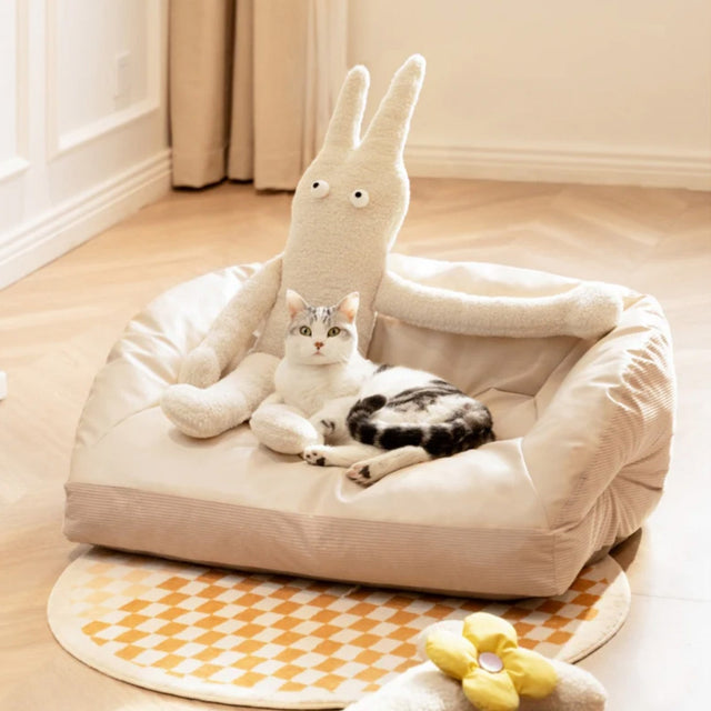 Luxury Pet Sofa Stylish Durable Waterproof Cozy Cushion