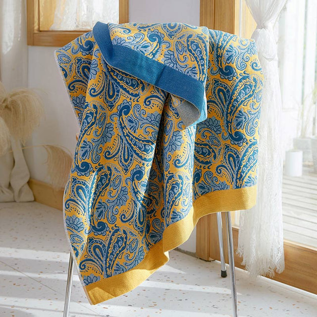 Ownkoti Mixed Color Reversible Gauze Bath Towel-2